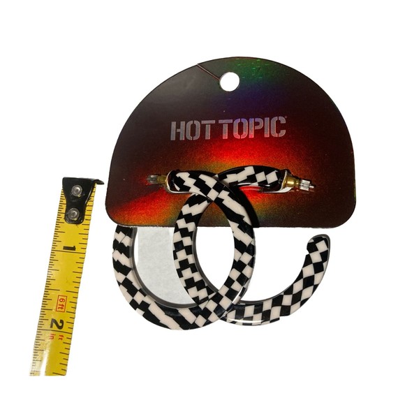 Hot Topic ER Checker Hoops (Discontinued) - Picture 3 of 3